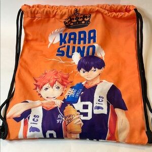 Anime Haikyuu Fan Merch - Bag, Mask, 42 Stickers, 2 Key Chains, Pins and Lanyard